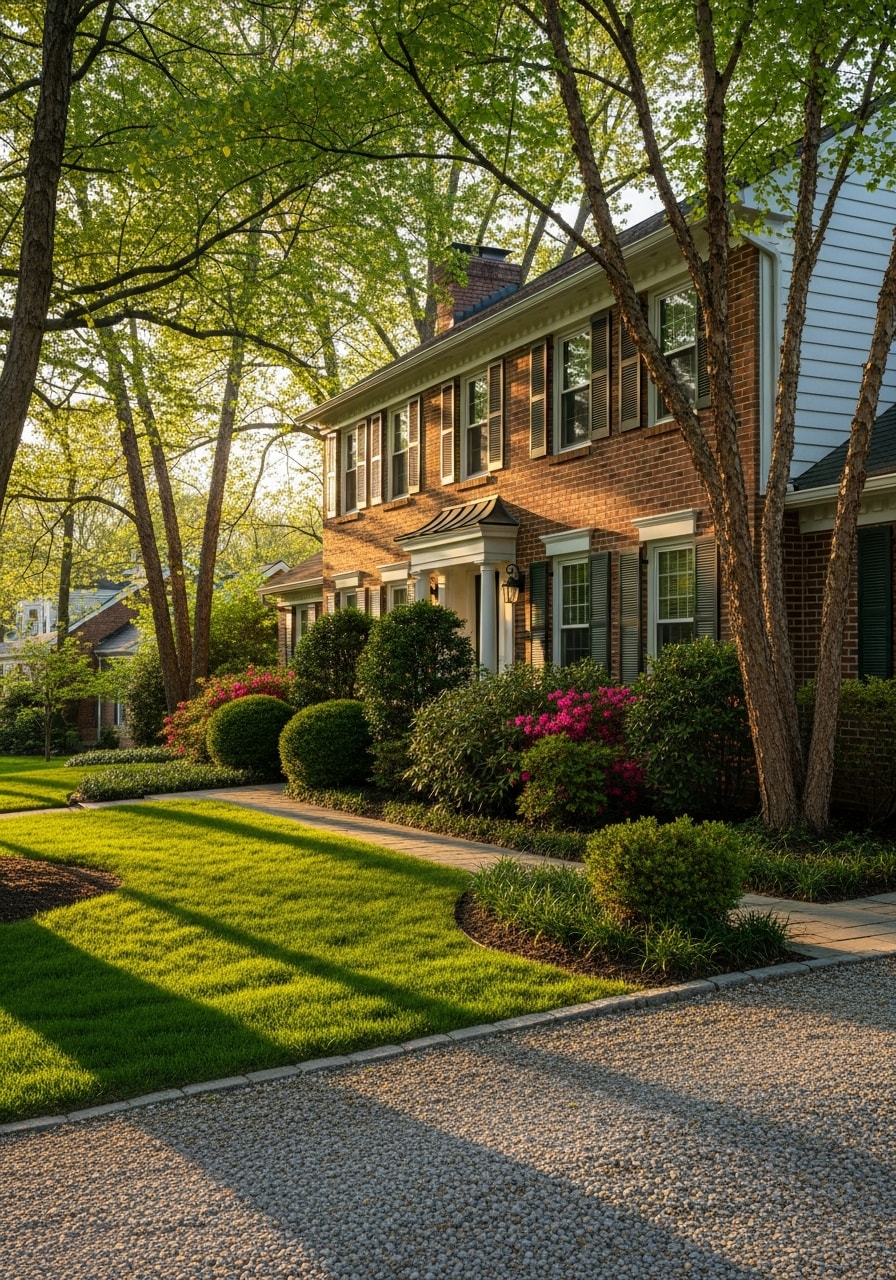 Waldorf-area home exterior showing typical Charles County residential design and landscape space.