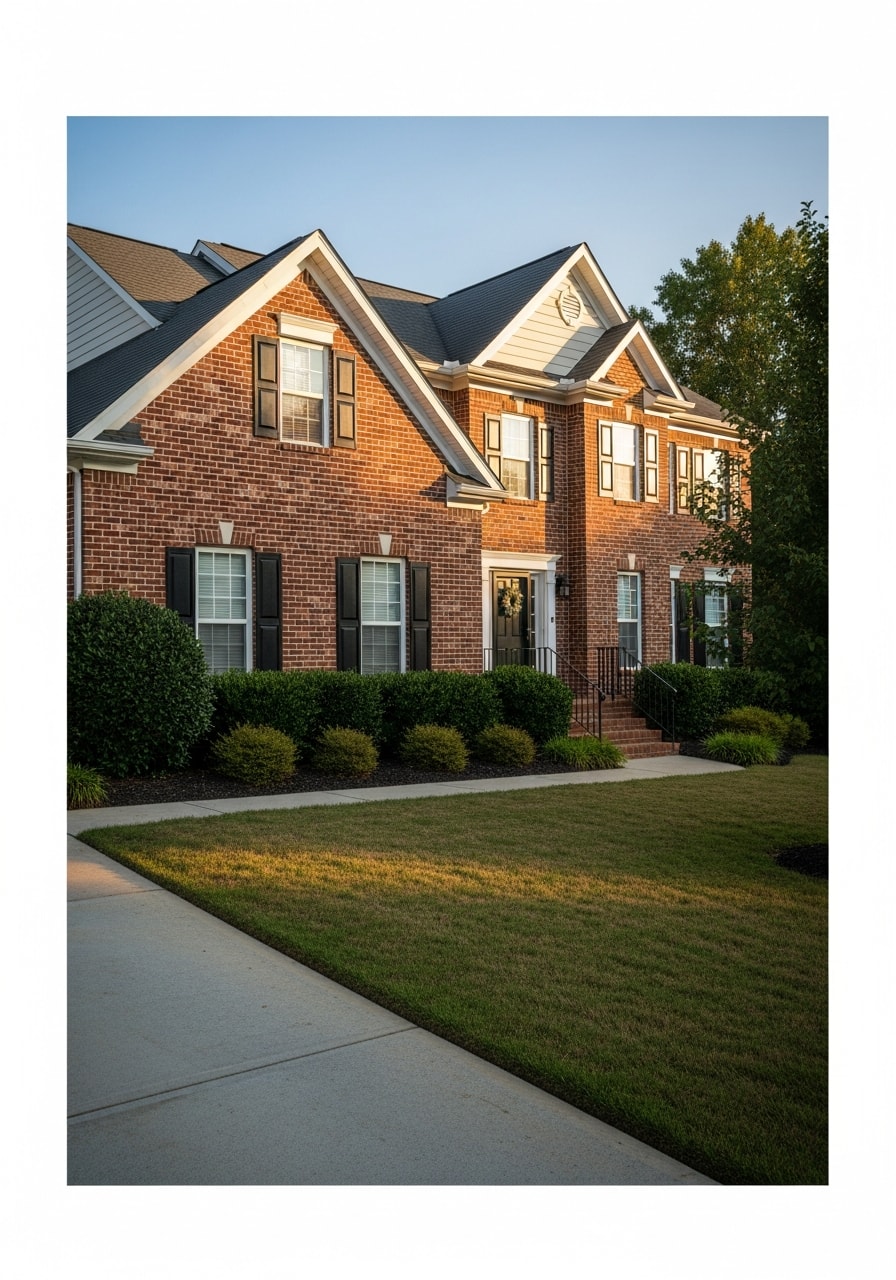 Bowie-area home exterior showing typical Prince George's County residential architecture and landscaping.